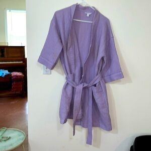 Super Comfy Charter Club Intimates Short SPA Waffle Robe